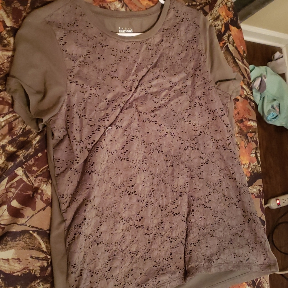 Olive green t-shirt